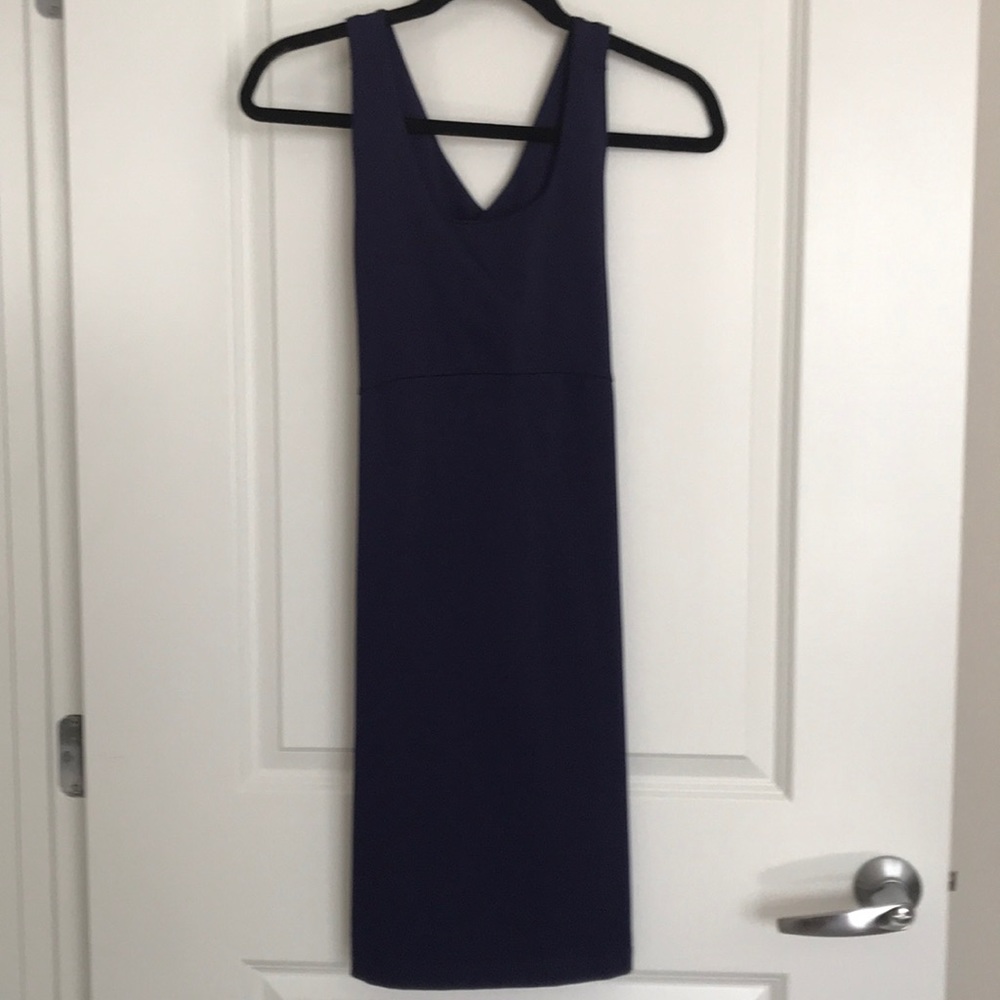 Stoneware designs navy blue dress